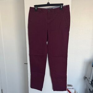 Banana Republic Women's Burgundy Chinos